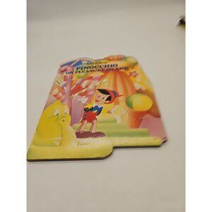 Disney Pinocchio On Pleasure Island Hardback Hardcover Book Vintage 1988 Classic